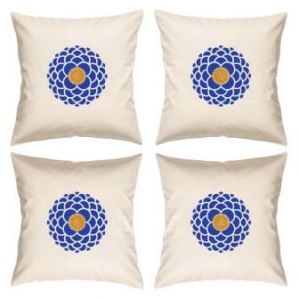 Buy Digital Print Canvas Cushion Cover 16 Inches Set of 4 By Admire Home online