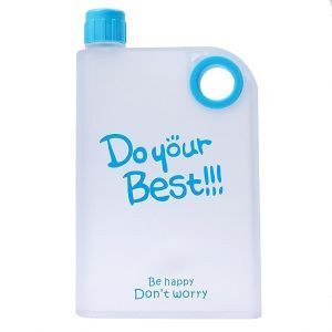 Buy Snr Do Your Best A5 Notebook Style Ultra Slim Bpa Free Water Bottle Travel Easy ( Multi Color ) online