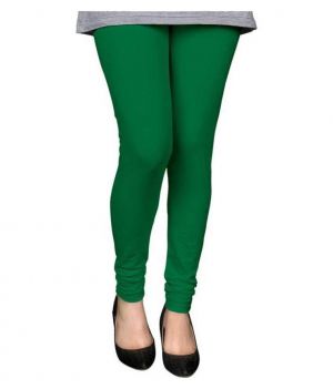 Buy Babble Women'S Cotton Green Color Leggings Free Size online
