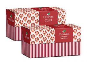 Buy Octavius Indian Masala Black Tea - 25 Tea Bags(pack Of 2) online