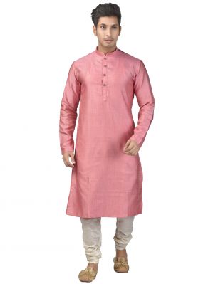 Buy Limited Edition Cotton Silk Regular Fit Self Design Kurta Pajama ( Code - Akakkuset110) online