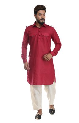 Buy Men Pathani Suit Set Cotton Silk( Code - Akakpth02) online