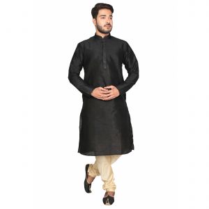 Buy Limited Edition Cotton Silk Regular Fit Self Design Kurta Pajama ( Code - Akakkuset036) online