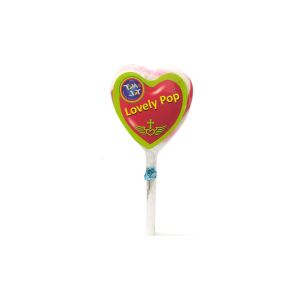 Buy Tom Joy Lovelypop Heart Lollipop Tasty Candy 30 G (50 Pieces In 1 Box) online