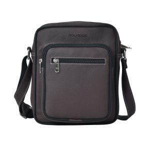 Buy Aquador Messenger Bag With Brown Faux Vegan Leather(ab-s-1514-brown) online