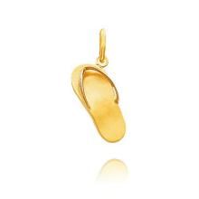 Buy AU 18k Pure Yellow Gold Slipper Pendant online