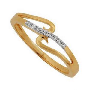 Buy Ag Silver & Real Diamond Kavya Ring ( Code - Agsr0174n ) online
