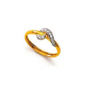 Buy Ag Silver & Real Diamond Prajakta Ring ( Code - Agsr0182n ) online