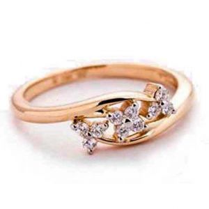Buy Ag Silver & Real Diamond Sonal Ring ( Code - Agsr0186n ) online