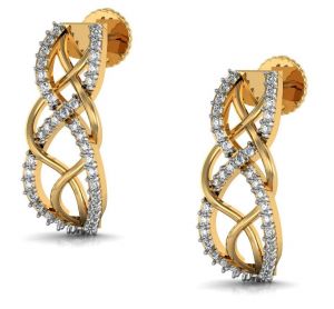 Buy Avsar Real Gold and Diamond jammu Earrings online