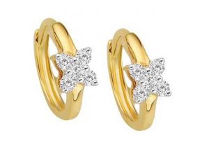 Buy Avsar Real Gold And Diamond Nakshtra Earring ( Code - Ave116n ) online