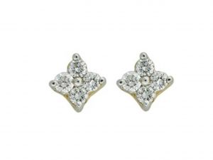 Buy Avsar Real Gold And Diamond Aarvika Earring ( Code - Ave142n ) online