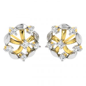 Buy Avsar 18 (750) And Diamond Mamta Earring (code - Ave337a) online