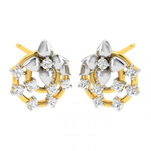 Buy Avsar 18 (750) And Diamond Kinjal Earring (code - Ave341a) online
