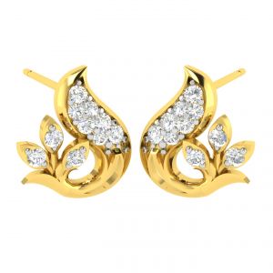 Buy Avsar Real Gold Sachi Earring (code - Ave382yb) online