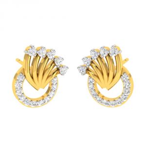 Buy Avsar Real Gold Trisha Earring (code - Ave404yb) online