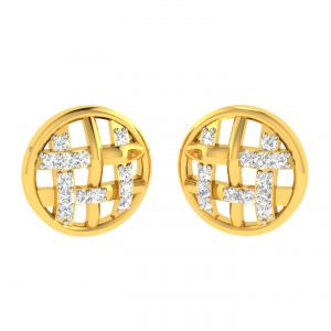 Buy Avsar Real Gold Samiksha Earring (code - Ave407yb) online