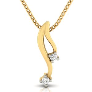 Buy Avsar Real Gold And Diamond Sneha Pendant( Code - Avp280a ) online