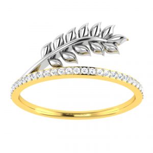 Buy Avsar Real Gold Diamond 18k Ring (code - Avr354a) online
