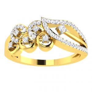 Buy Avsar Real Gold 14k Ring (code - Avr357yb) online