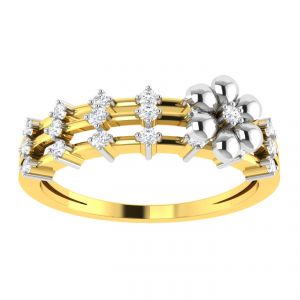 Buy Avsar Real Gold Diamond 18k Ring (code - Avr370a) online
