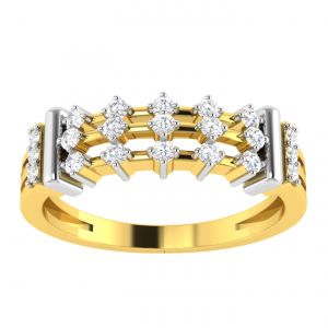 Buy Avsar Real Gold Diamond 18k Ring (code - Avr379a) online