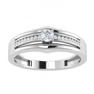 Buy Avsar Real Gold Diamond 18k Ring (code - Avr384a) online