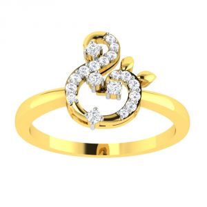 Buy Avsar Real Gold 14k Ring (code - Avr417yb) online
