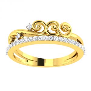 Buy Avsar Real Gold 14k Ring (code - Avr419yb) online