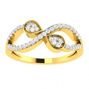 Buy Avsar 18k (750) Diamond Ring (code - Avr421a) online