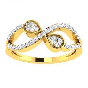 Buy Avsar Real Gold 14k Ring (code - Avr421yb) online