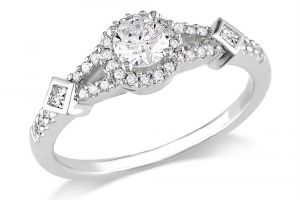 Kiara White Gold Plated Ad Ring Online Best Prices In India Kiara White Gold Plated Ad Ring Online