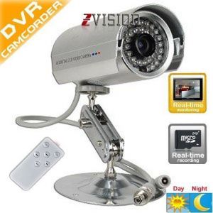 Buy Bullet 24ir Night Vision Cctv Camera Dvr With Memory Card Slot Remote online