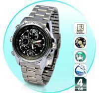 Buy 4GB Waterproof Steel Wrist Watch Spy Camera online