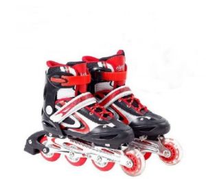 Buy Inline Skate,roller Skating Shoes For Kids Size 8-12years Red online