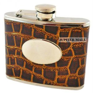 5oz Stainless Steel Drinks Hip Flask Screw Cap-15