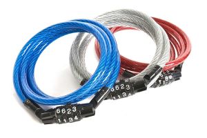 Set Of 3 Heavy Duty Metal Steel Rope Number Lock