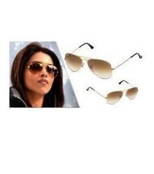 Buy EDGE Plus Light Brown Sunglasses For Women In Double Shade online