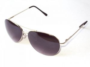 Buy Indmart Silver Aviator Black Lenses Sunglasses Model online
