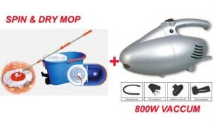 Buy Magic Spin Wet Dry Mop 800 Watt Vaccum Cleaner online