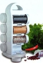 Buy Spice Jar Multipurpose 8 Jar Revolving Spice Rack online