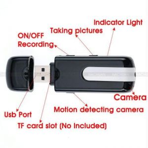 Buy Spy USB Pen Drive Hidden Video Camera + 4 GB Card online