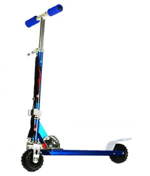 Buy Indmart Kids Big Scooter Scooty Tractor Wheel Blue Finish online