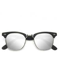 SILVER MIRROR CLUBMASTER SUNGLASS BY INDMART