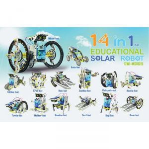 Buy New 14-in-1 Solar Robot Kit Toy / 14 In 1 Solar Diy Robot Toy online
