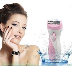 Buy Kemei Km-3018 Waterproof Lady Rechargeable Electric Razor Hair Shaver online