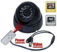Buy Cctv Dome 24 IR Night Vision Cctv Camera Dvr Micro Memory Card Slot Remote online
