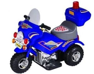 Buy Kids Ride On Electric Chargeable Police Motorbike (rd) online