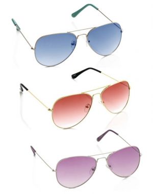 Buy Artzz Cool 3 Combo Sunglasses online