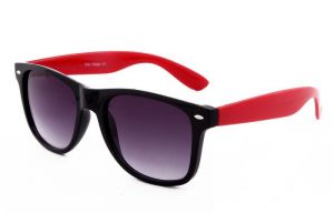 Buy Retro Uv Proetected Black And Red Wayfarer Sunglasses online